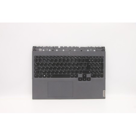 Lenovo 5CB1D05363 Palmrest Top Case con tastiera, Belga, grigio ardesia, UK