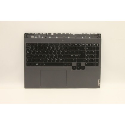 Lenovo 5CB1D09638 Palmrest Top Case con tastiera, Lingue scandinave, grigio tempesta, Retroilluminazione RGB