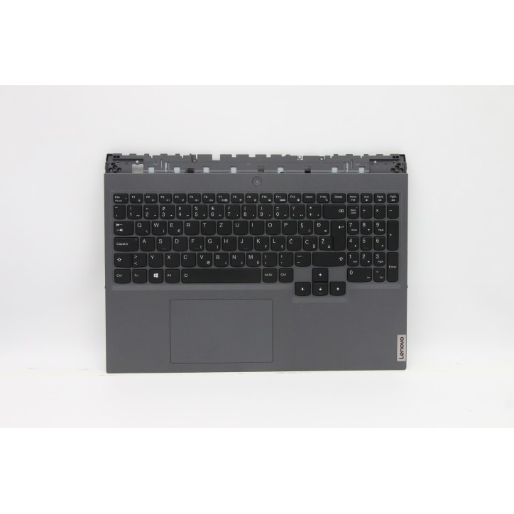 Lenovo 5CB1D09641 Palmrest Top Case con tastiera, Sloveno, grigio tempesta, Retroilluminazione RGB