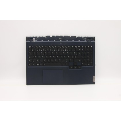 Lenovo 5CB1D10907 Palmrest Top Case con tastiera, Francese, Blu, Retroilluminazione RGB
