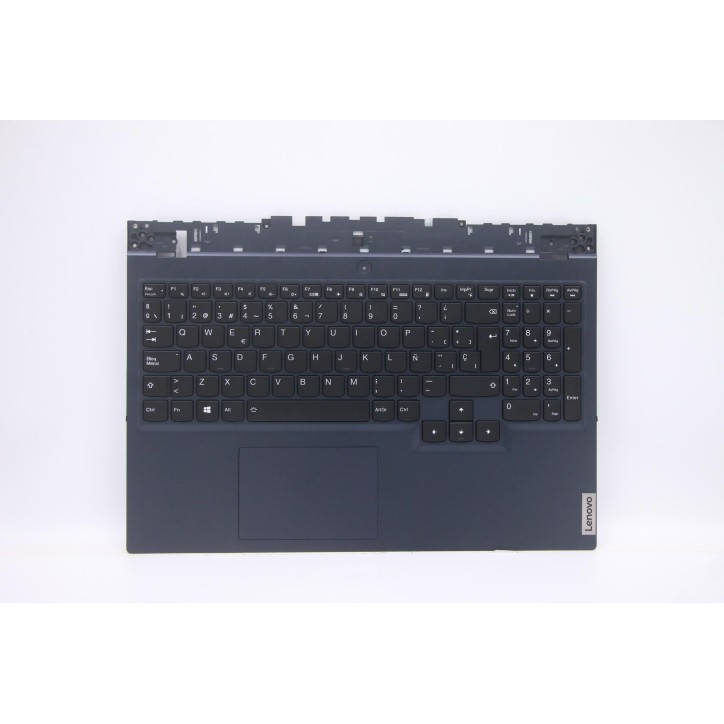 Lenovo 5CB1D12349 Palmrest Top Case con tastiera, Spagnolo, Retroilluminazione bianca