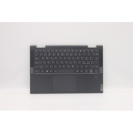 Lenovo 5CB1D12396 Palmrest Top Case con tastiera, Italiano, Grigio ardesia