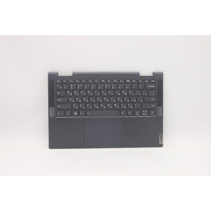 Lenovo 5CB1D12405 Palmrest Top Case con tastiera, Russo, grigio tempesta
