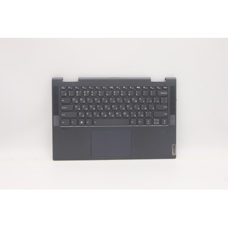 Lenovo 5CB1D12405 Palmrest Top Case con tastiera, Russo, grigio tempesta