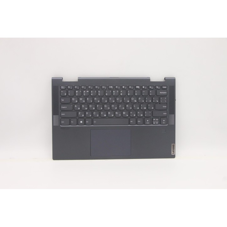 Lenovo 5CB1D12405 Palmrest Top Case con tastiera, Russo, grigio tempesta