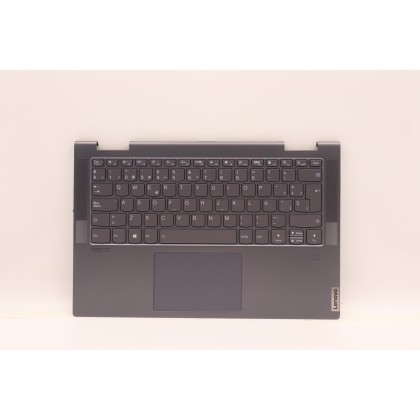 Lenovo 5CB1D12407 Palmrest Top Case con tastiera, Spagnolo, grigio tempesta