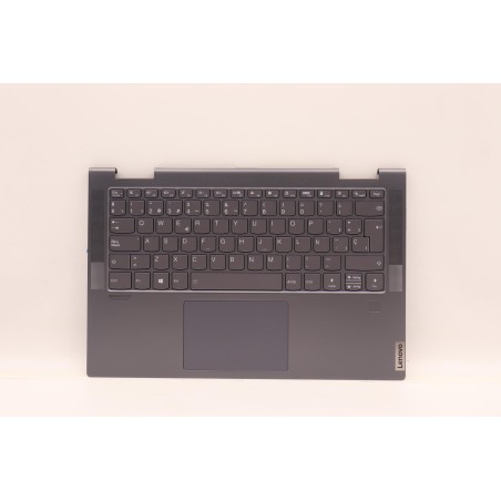 Lenovo 5CB1D12407 Palmrest Top Case con tastiera, Spagnolo, grigio tempesta