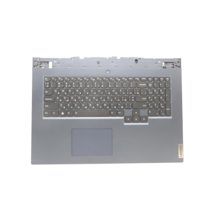 Lenovo 5CB1D20042 Palmrest Top Case con tastiera, Ucraina, Blu fantasma, Retroilluminazione