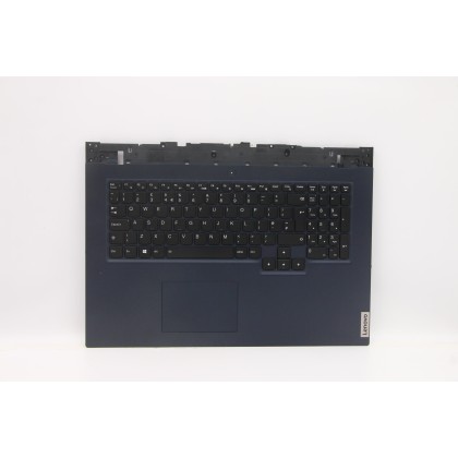 Lenovo 5CB1D20052 Palmrest Top Case con tastiera, Inglese Regno Unito, Blu traslucido
