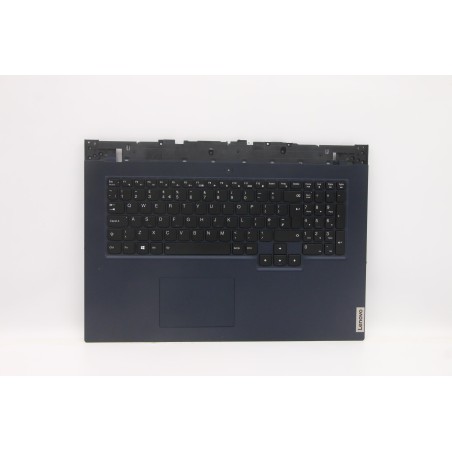 Lenovo 5CB1D20052 Palmrest Top Case con tastiera, Inglese Regno Unito, Blu traslucido