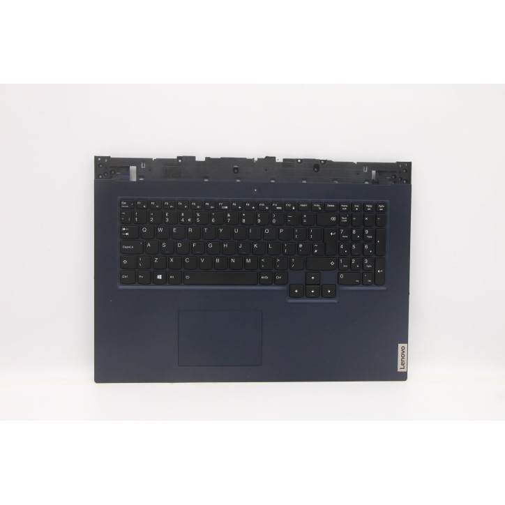 Lenovo 5CB1D20052 Palmrest Top Case con tastiera, Inglese Regno Unito, Blu traslucido