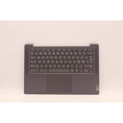 Lenovo 5CB1D33496 Palmrest Top Case con tastiera, Lingue scandinave, grigio, Senza_retroilluminazione