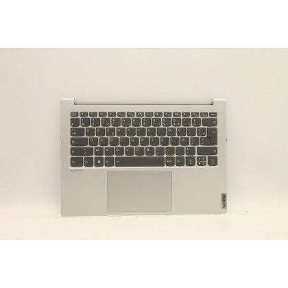Lenovo 5CB1D34461 Palmrest Top Case con tastiera, Francese, Argento chiaro