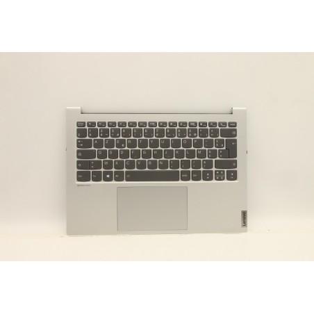Lenovo 5CB1D34461 Palmrest Top Case con tastiera, Francese, Argento chiaro