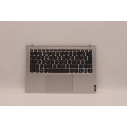Lenovo 5CB1D34475 Palmrest Top Case con tastiera, Portoghese, Argento chiaro