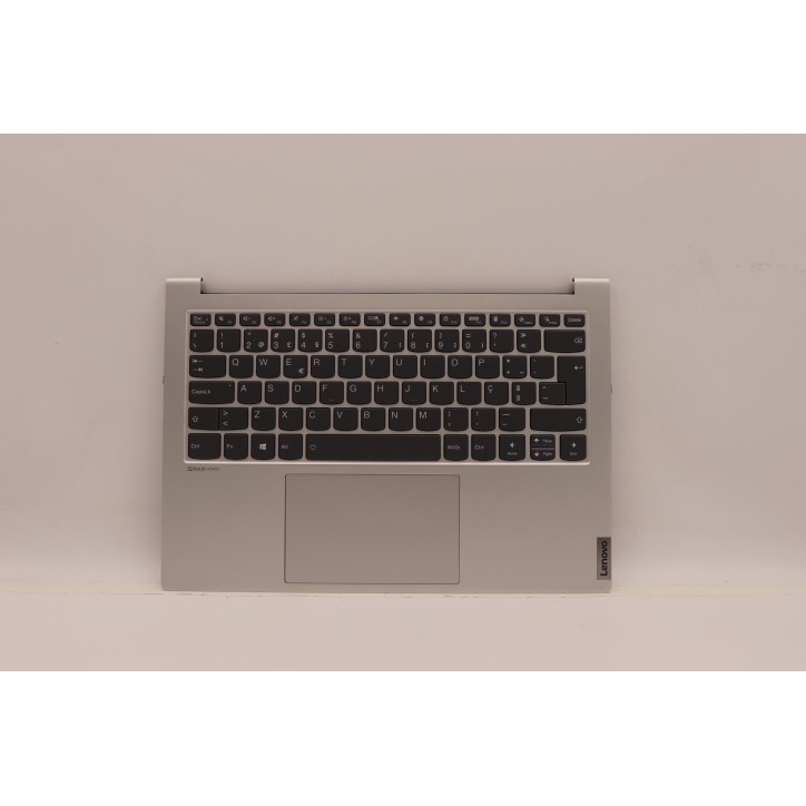 Lenovo 5CB1D34475 Palmrest Top Case con tastiera, Portoghese, Argento chiaro