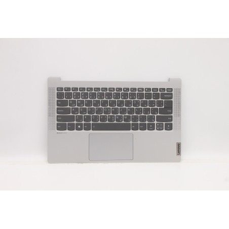 Lenovo 5CB1D66550 Palmrest Top Case con tastiera, Arabo, bianco, Retroilluminazione, US
