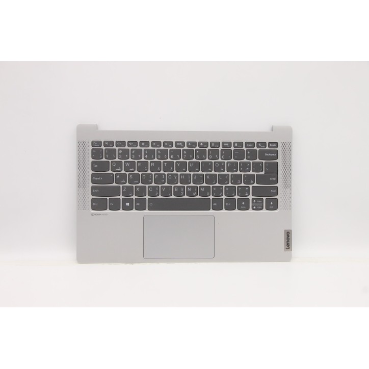 Lenovo 5CB1D66550 Palmrest Top Case con tastiera, Arabo, bianco, Retroilluminazione, US