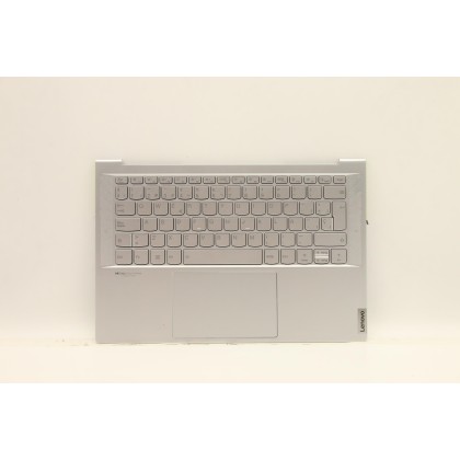 Lenovo 5CB1D70690 Palmrest Top Case con tastiera, Spagnolo, Grigio nuvola