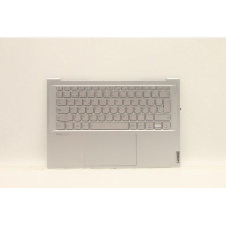 Lenovo 5CB1D70690 Palmrest Top Case con tastiera, Spagnolo, Grigio nuvola