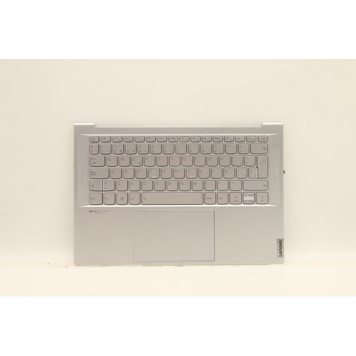 Lenovo 5CB1D70690 Palmrest Top Case con tastiera, Spagnolo, Grigio nuvola