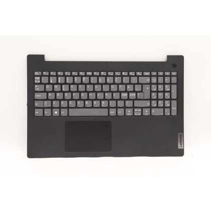 Lenovo 5CB1F36604 Palmrest Top Case con tastiera, Europa del Nord, Nero