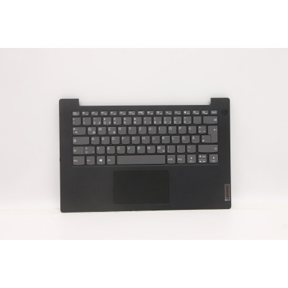Lenovo 5CB1F36823 C-Cover with keyboard, German, Black, Non-Fingerprint, UK
