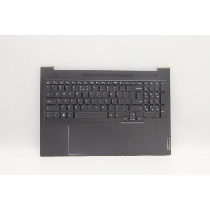 Lenovo 5CB1F36881 Palmrest Top Case con tastiera, Inglese (Stati Uniti/Europa), Grigio ardesia