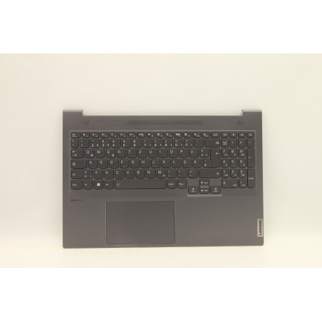 Lenovo 5CB1F36885 Palmrest Top Case con tastiera, Tedesco, Grigio ardesia