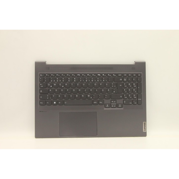 Lenovo 5CB1F36885 Palmrest Top Case con tastiera, Tedesco, Grigio ardesia