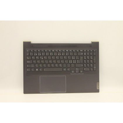 Lenovo 5CB1F36989 Palmrest Top Case con tastiera, Svizzera, Grigio ardesia