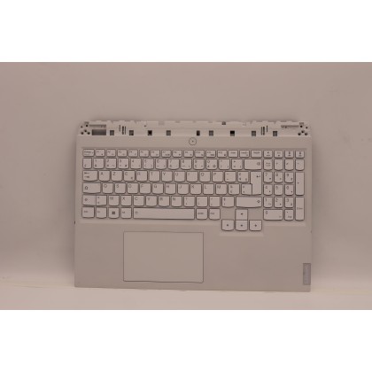 Lenovo 5CB1F38558 Palmrest Top Case con tastiera, Francese, grigio tempesta, Retroilluminazione blu