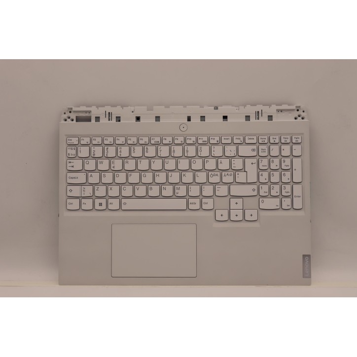 Lenovo 5CB1F38571 Palmrest Top Case con tastiera, Lingue scandinave, grigio tempesta, Retroilluminazione blu
