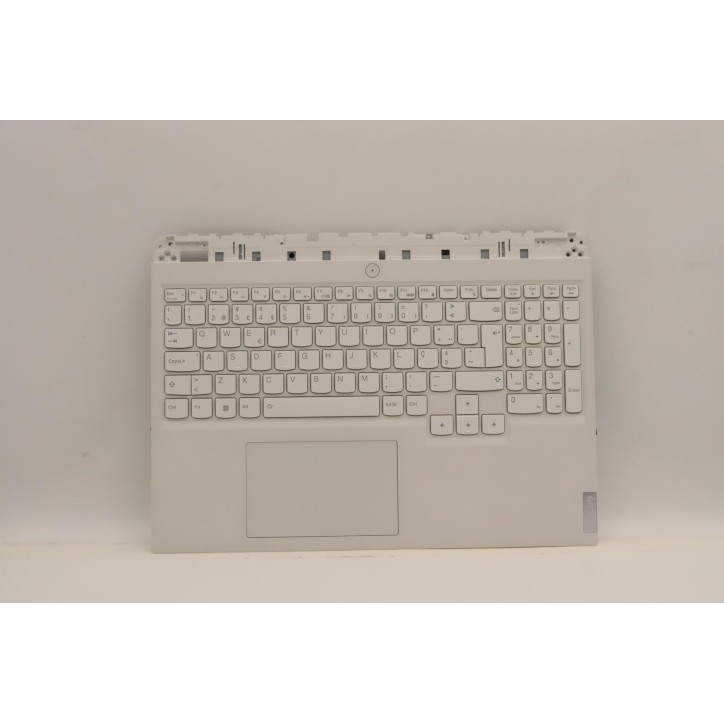 Lenovo 5CB1F38572 Palmrest Top Case con tastiera, Portoghese, grigio tempesta, Retroilluminazione blu