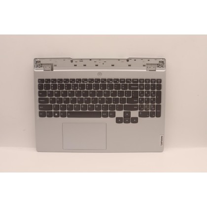 Lenovo 5CB1F38668 Palmrest Top Case con tastiera, Inglese (Stati Uniti/Europa), Grigio nuvola