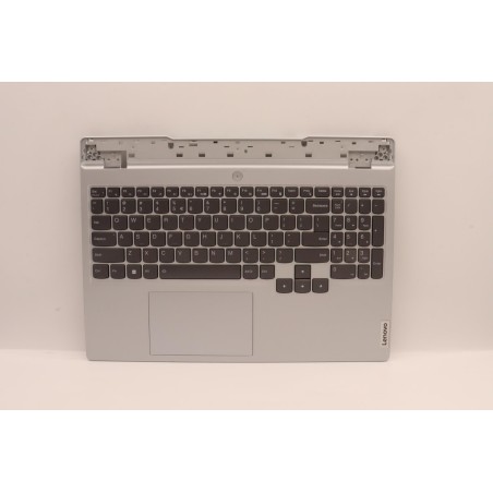 Lenovo 5CB1F38668 Palmrest Top Case con tastiera, Inglese (Stati Uniti/Europa), Grigio nuvola