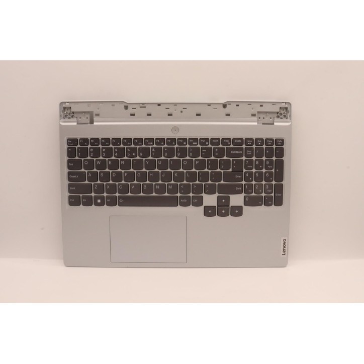 Lenovo 5CB1F38668 Palmrest Top Case con tastiera, Inglese (Stati Uniti/Europa), Grigio nuvola