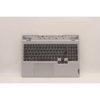 Lenovo 5CB1F38742 Palmrest Top Case con tastiera, Svizzera, Grigio nuvola, Retroilluminazione RGB