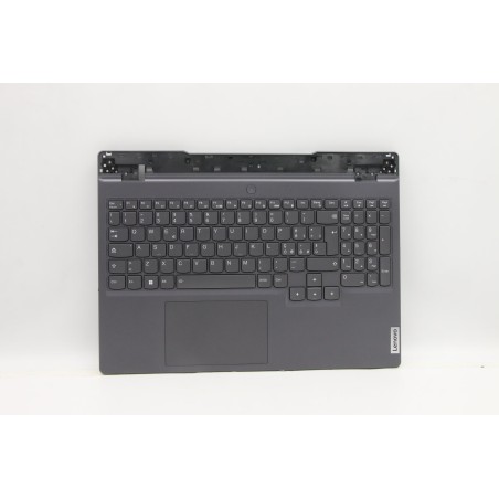 Lenovo 5CB1F39081 Palmrest Top Case con tastiera, Italiano, grigio tempesta, Retroilluminazione RGB
