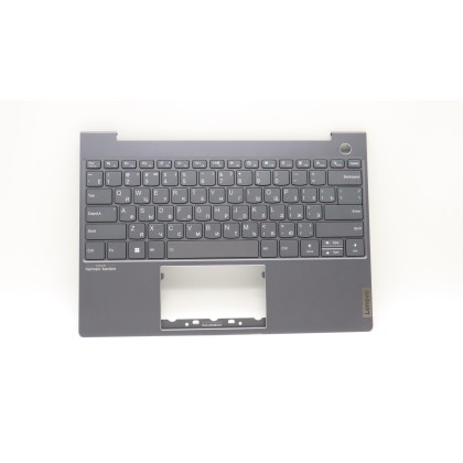 Lenovo 5CB1H24701 Palmrest Top Case con tastiera, Russo, grigio tempesta