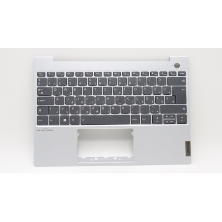 Lenovo 5CB1H24726 Palmrest Top Case con tastiera, Ungherese, Grigio nuvola