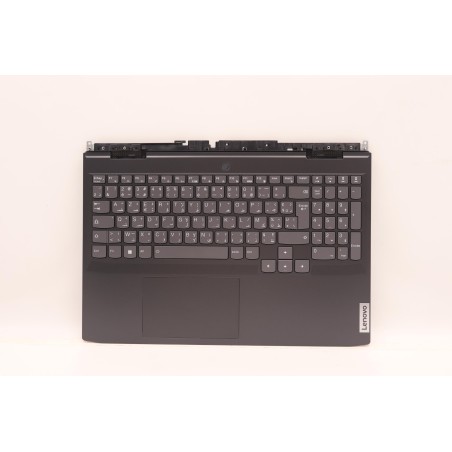 Lenovo 5CB1H30557 Palmrest Top Case con tastiera, Francese (Arabo), nero