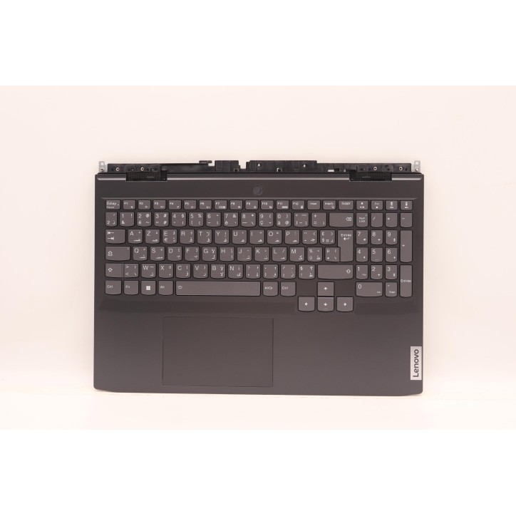 Lenovo 5CB1H30557 Palmrest Top Case con tastiera, Francese (Arabo), nero