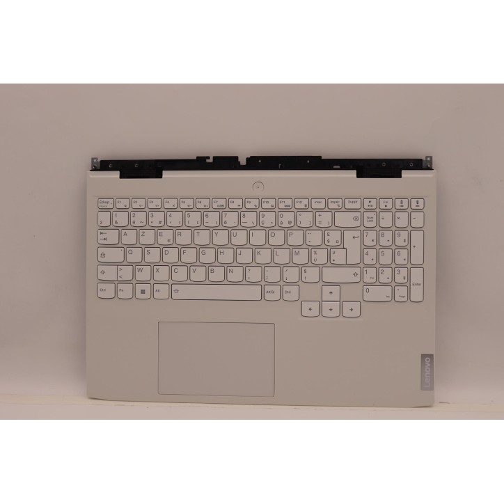 Lenovo 5CB1H38857 Palmrest Top Case con tastiera, Francese, Bianco, Retroilluminazione