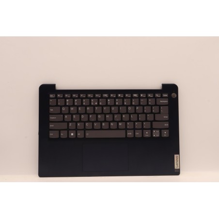 Lenovo 5CB1H39333 Palmrest Top Case con tastiera, Inglese (Stati Uniti/Europa), blu scuro, Retroilluminazione, Lettore di impron