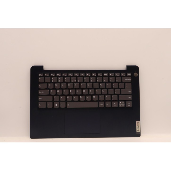 Lenovo 5CB1H39333 Palmrest Top Case con tastiera, Inglese (Stati Uniti/Europa), blu scuro, Retroilluminazione, Lettore di impron