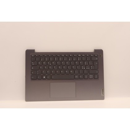 Lenovo 5CB1H43477 Palmrest Top Case con tastiera, Italiano, grigio artico, Retroilluminazione, Lettore di impronte digitali