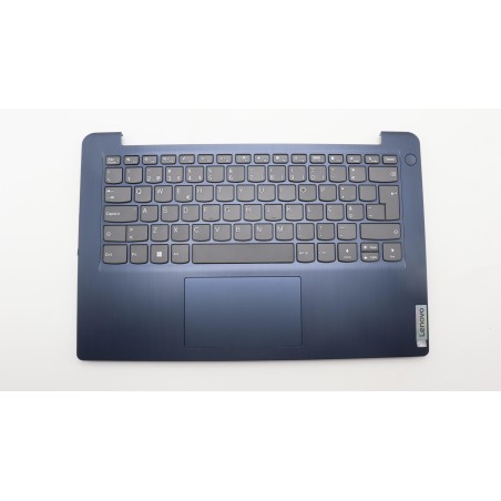 Lenovo 5CB1H43596 Palmrest Top Case con tastiera, Portoghese, blu scuro, Senza lettore di impronte digitali
