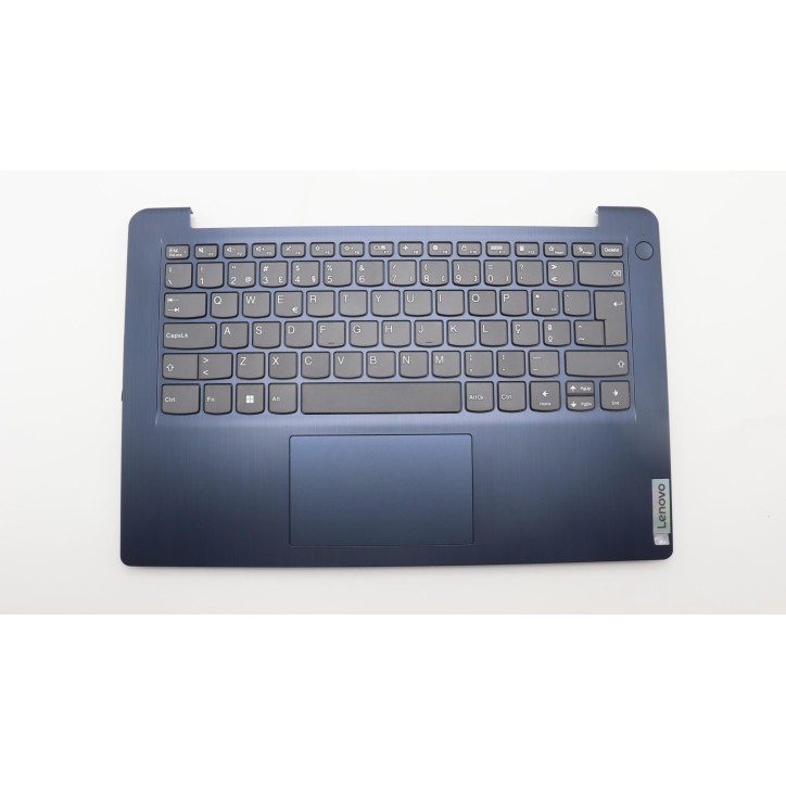 Lenovo 5CB1H43596 Palmrest Top Case con tastiera, Portoghese, blu scuro, Senza lettore di impronte digitali