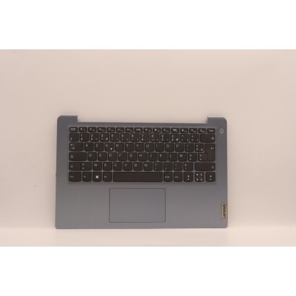 Lenovo 5CB1H57007 Palmrest Top Case con tastiera, Francese, Blu nebbia, Senza lettore di impronte digitali